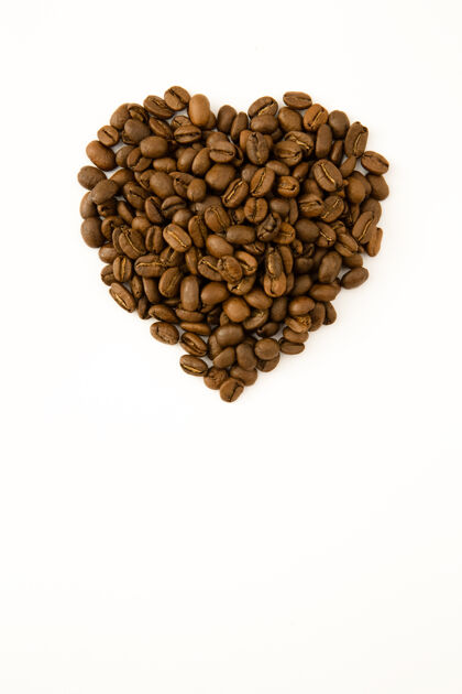 咖啡心里长满了咖啡豆心咖啡豆烤