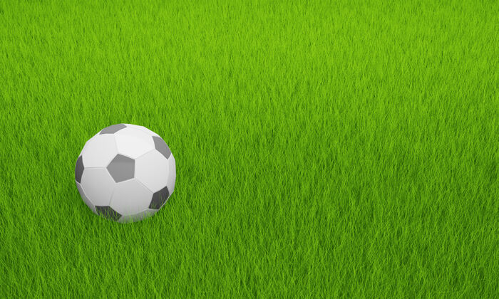 形状三维渲染球场足球背景渲染