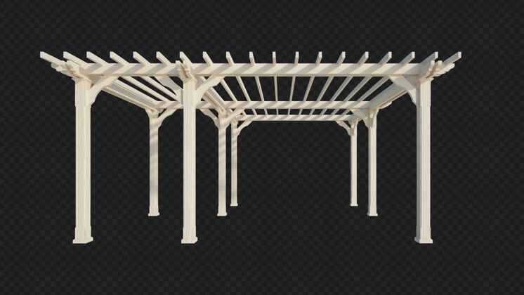 结构三维渲染建筑结构隔离渲染建筑对象