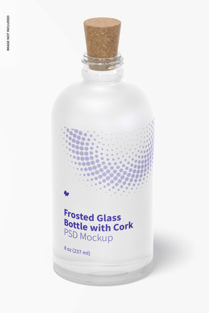 模型磨砂玻璃瓶塞模型品牌玻璃瓶