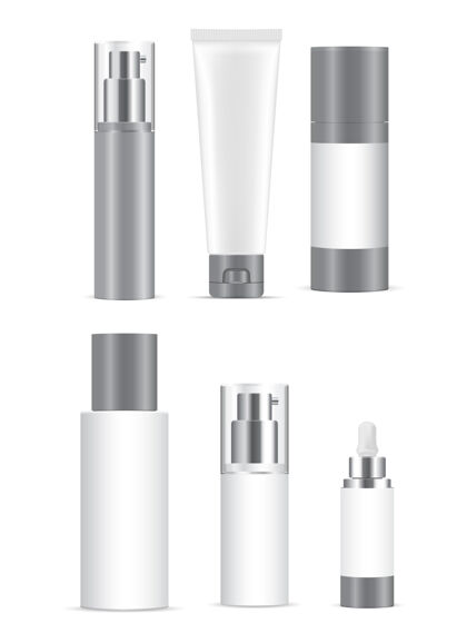 护理白色塑料化妆品容器化妆品喷雾容器