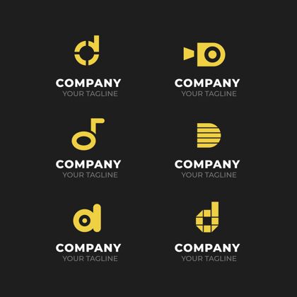 包装平面设计d标志系列企业标志标识