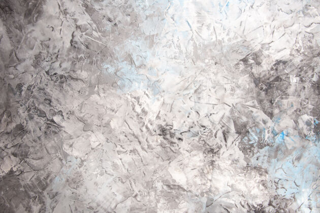 寒冷顶视图用不同色调的光组成摄影艺术画粗糙冰冻霜冻