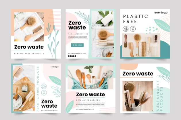 生物零废塑料免费产品instagram帖子环境朋友模板