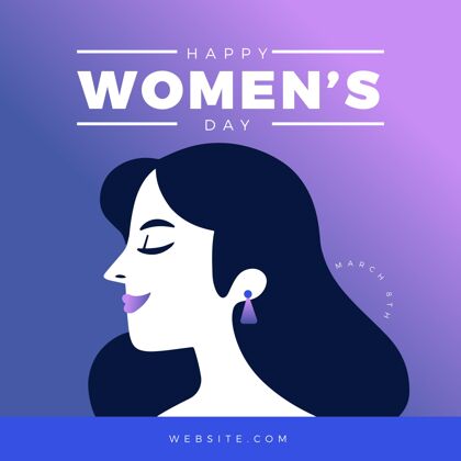 节日国际妇女节国际梯度全球