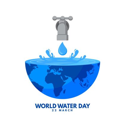 庆典世界水日活动主题风格世界水日
