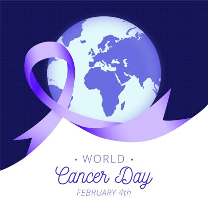 战斗二月世界癌症日诊断疾病健康