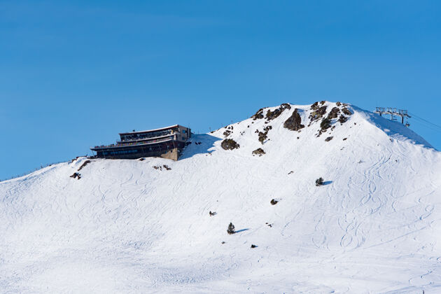 活动安道尔Grandvalira滑雪站高山娱乐滑雪