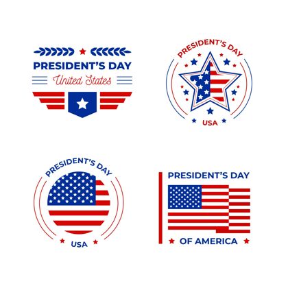 18总统日标签系列爱国主义国家美国