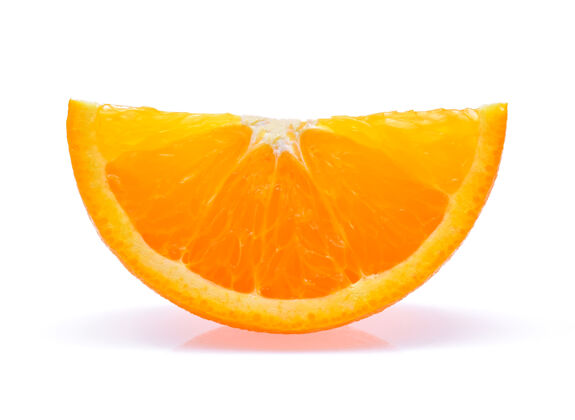 有机橙色水果隔离在白色背景上柑橘成熟饮食