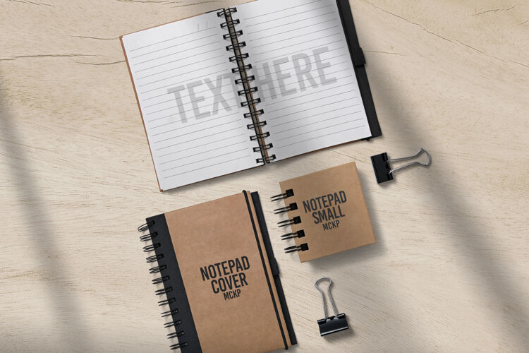 组织者记事本实物模型设计目录现实封面