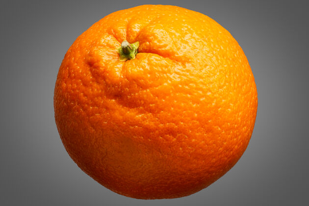 柑橘新鲜美味的单果橘子食品水果果皮
