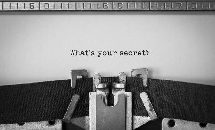 表达用复古打字机打出你的秘密是什么调查领导安全