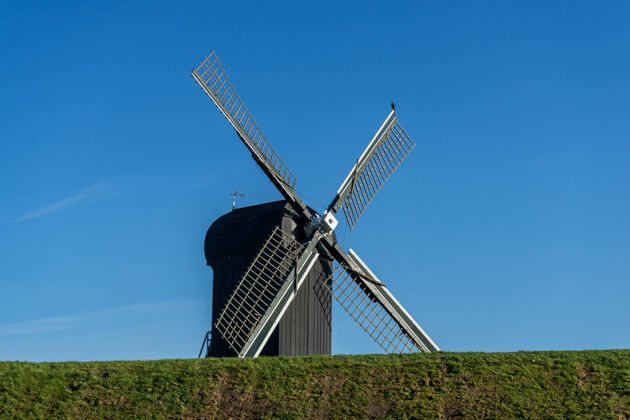 荷兰荷兰布尔坦格镇 联合国教科文组织世界遗产堡垒防御工事世界遗产