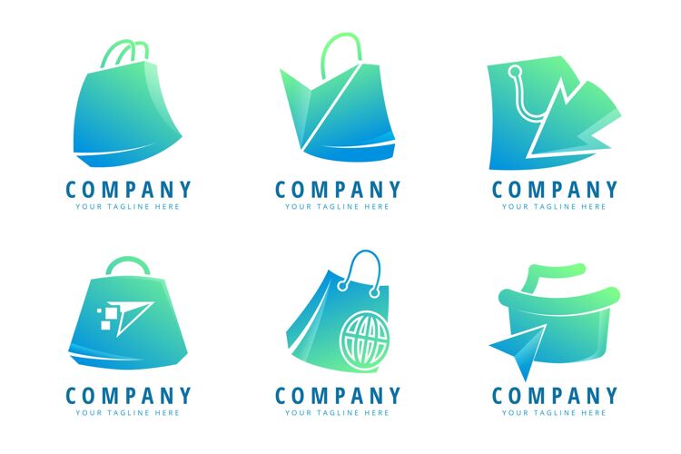 Company创意网店标志模板BrandCorporateidentityLogo模板