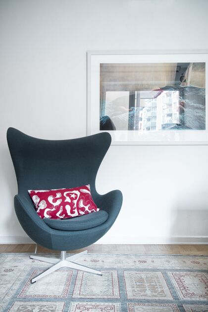 设计师鸡蛋安乐椅最小沙发家具