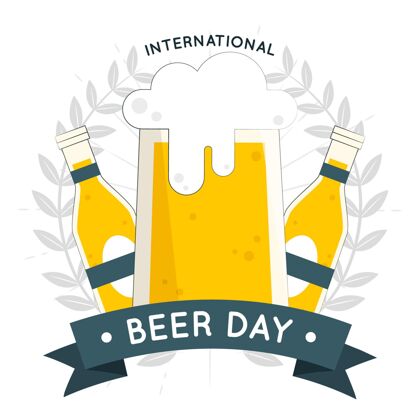 啤酒日国际啤酒日概念图国际啤酒日啤酒庆祝