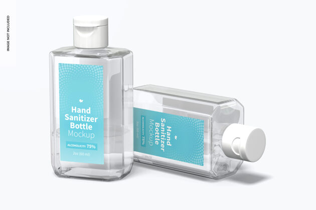 卫生60毫升洗手液瓶模型 透视图塑料瓶洗手液医疗保健