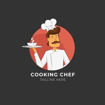 企业徽标创意厨师标志模板公司徽标企业徽标