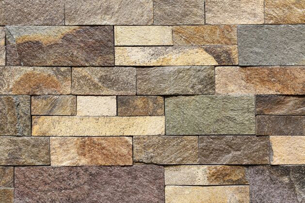 石头老式砖墙砖表面材料
