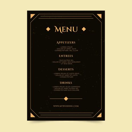 午餐时间平面餐厅菜单模板菜单模板午餐印刷