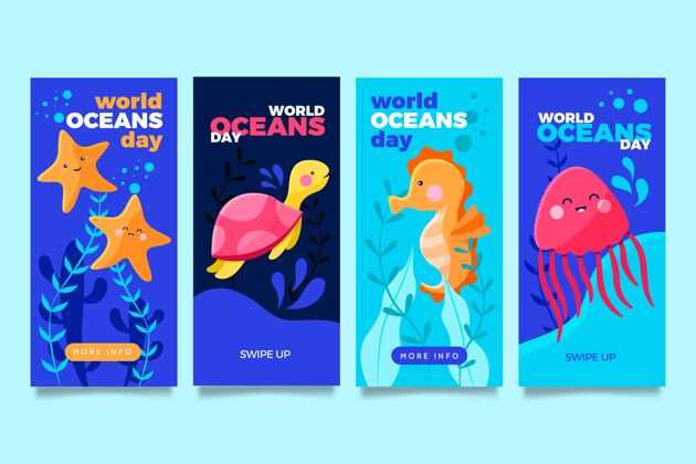 国际平面世界海洋日instagram故事集收藏Instagram星球