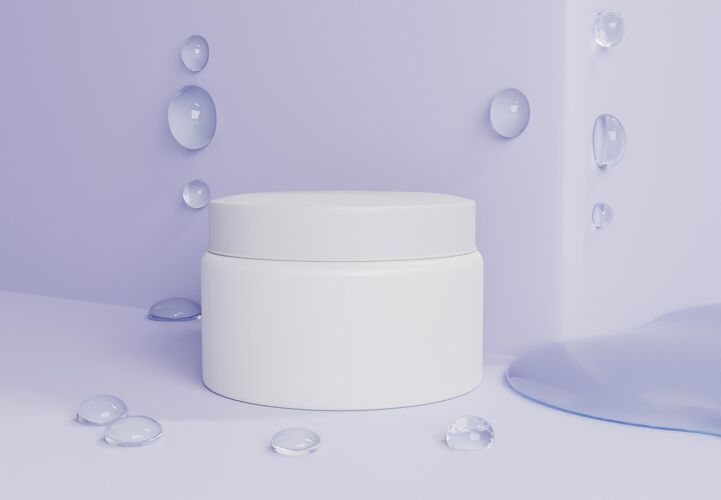 品牌泡沫和奶油容器容器护理水平