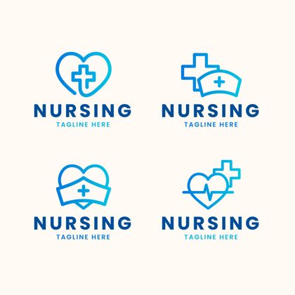 标识平面设计护士标志模板企业商标模板品牌