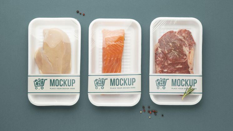 营养冷冻食品与模拟包装安排食品美味成分