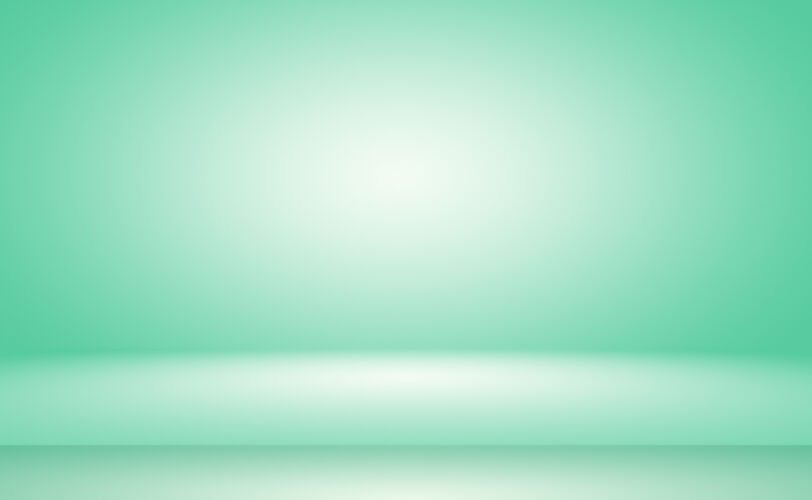 正方形绿色渐变抽象背景空房间房间空白盒子