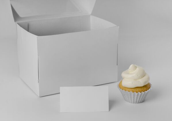纸杯蛋糕美味的纸杯蛋糕模型盒子模型糕点