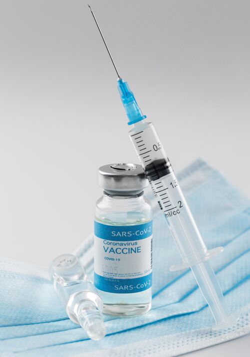 大流行预防性冠状病毒疫苗和注射器医疗病毒疫苗