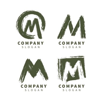 MLogo手绘m标志系列Corporate企业标识标识