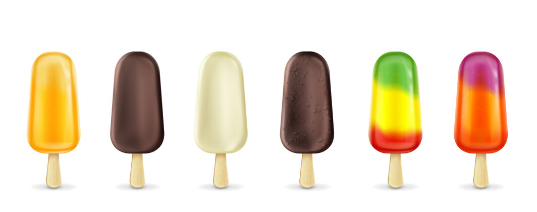 棒水果冰淇淋棒棒糖棒水果冰棒套装冷冻果汁汽水