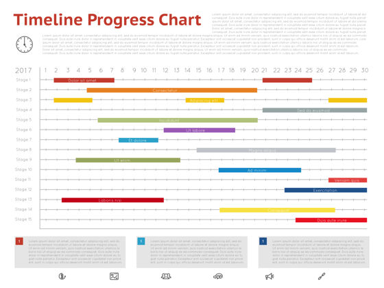 图表时间线进度图 项目的甘特图甘特图计划图和带有甘特图插图的时间线财务审计组织