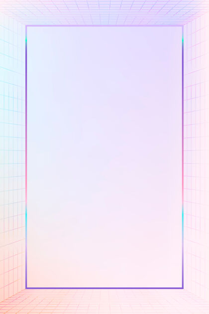 虚拟三维粉彩网格图案框架网络网格艺术