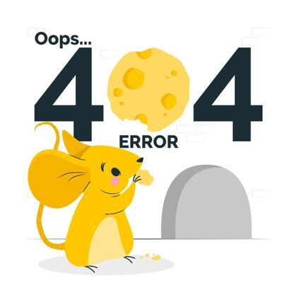 浏览器404错误与可爱的动物？概念插图动物服务器错误