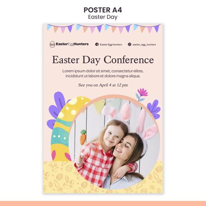 复活节复活节海报与照片季节节日文化