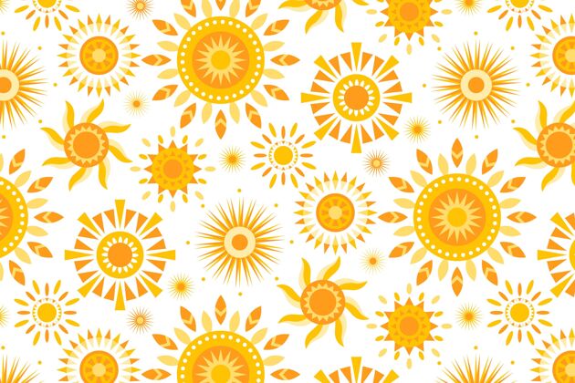 太阳背景平面设计太阳图案彩色背景太阳图案平面设计