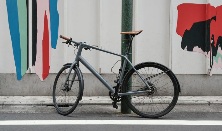 水平棕色细节的旧自行车骑行运动车辆