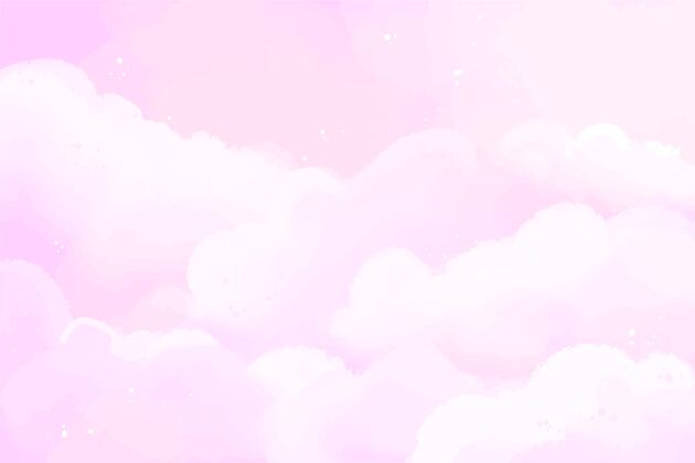 粉彩天空手绘水彩粉彩天空背景墙纸天空背景粉彩背景