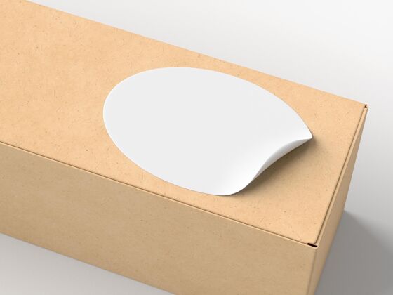 贴纸模型纸板箱与贴纸模型贴纸标签纸板盒