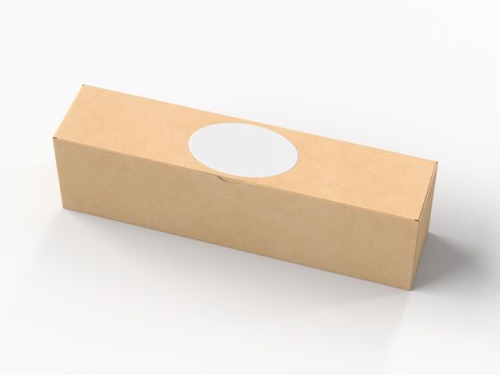 贴纸纸板箱与贴纸模型盒子模型包装标签