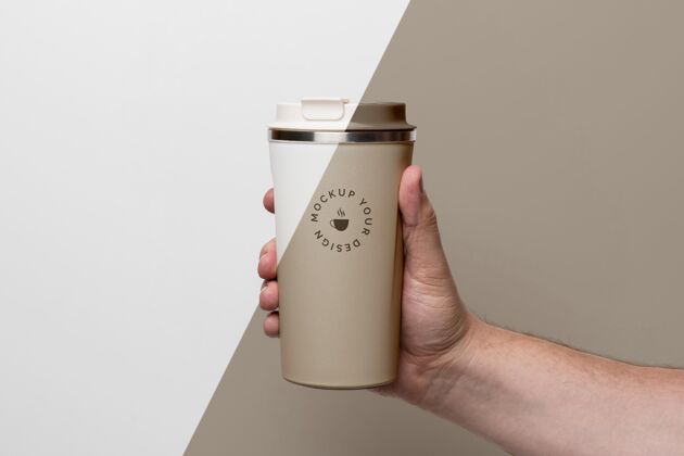 咖啡杯纸杯咖啡模型品牌商标模型