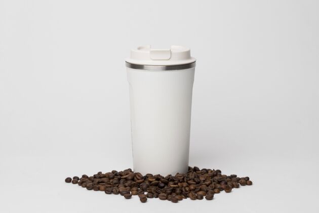 咖啡模型纸杯咖啡模型商标模型咖啡豆咖啡