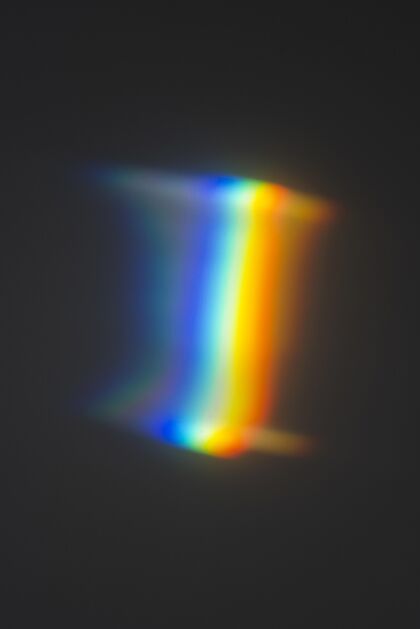彩虹五彩缤纷的光棱镜效果灯光灯光反射灯光效果