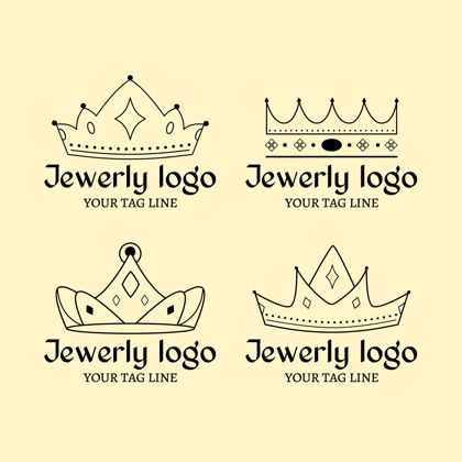 珠宝标识手绘珠宝标志系列标识公司珠宝