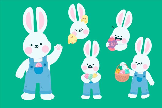 庆祝复活节兔子系列兔子复活节兔子帕斯卡