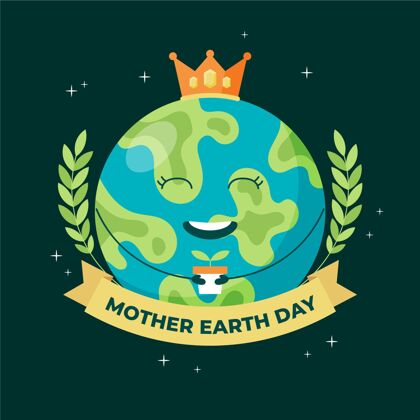 环境地球母亲节插图庆典插图生态系统