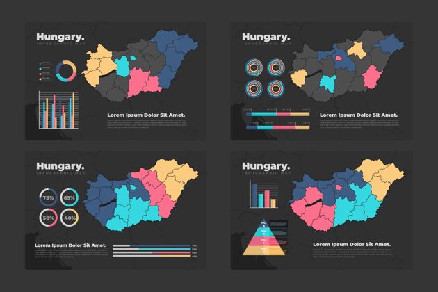 国家匈牙利地图信息图图形目的地匈牙利